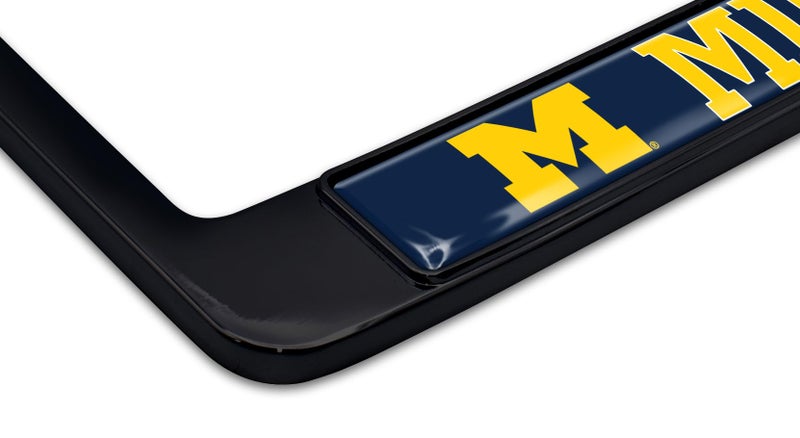 Elektroplate University of Michigan Wolverines Black License Plate Frame - Image 3